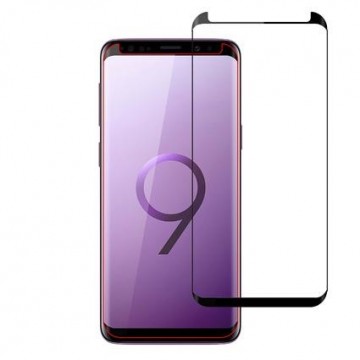 Folie de sticla Samsung Galaxy S9 Plus, Negru Case Friendly - Img 2