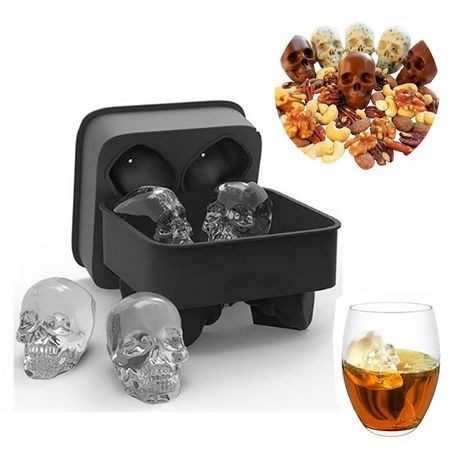 Forma cuburi de gheata Craniu Pro din silicon - potrivita si pentru uz profesional