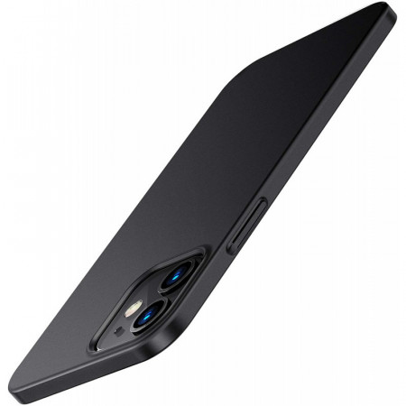 Husa Apple iPhone 12 MINI, Elegance Luxury, Silicon TPU Slim Antisoc NEGRU - Img 2