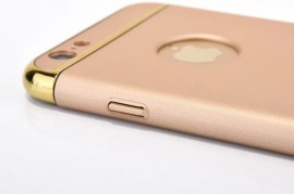 Husa Apple iPhone 6/6S, Elegance Luxury 3in1 Gold - Img 2