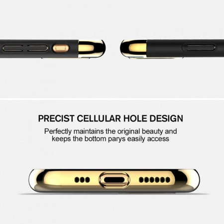 Husa Apple iPhone 11, Elegance Luxury 3in1 Black