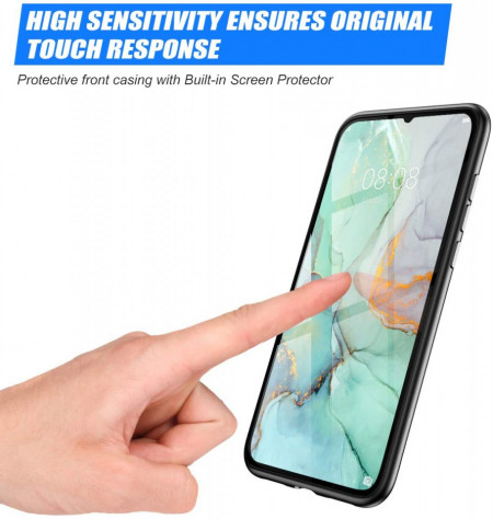 Husa Huawei P30 Pro , Magnetica 360 Negru, Perfect Fit cu spate de sticla securizata premium + folie de sticla pentru ecran