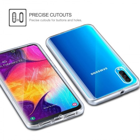 Husa Samsung Galaxy A50, FullBody Elegance Luxury ultra slim,Silicon TPU , acoperire completa 360 grade - Img 3