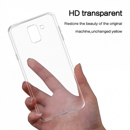 Husa Samsung Galaxy J6 Plus, Silicon TPU Transparent - Img 4