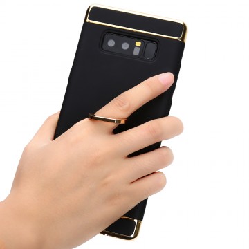 Husa Samsung Galaxy Note 8, Elegance Luxury 3in1 Ring Negru - Img 2