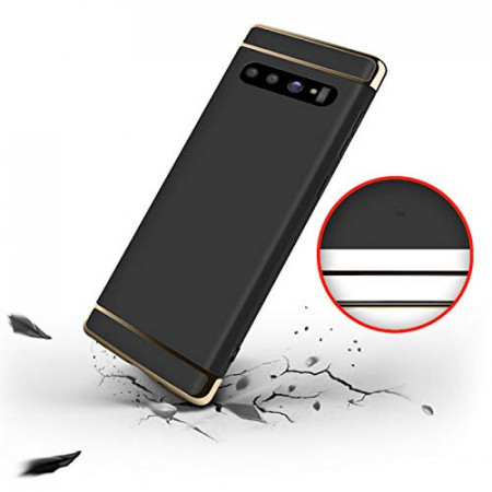 Husa Samsung Galaxy S10e , Elegance Luxury 3in1 Negru