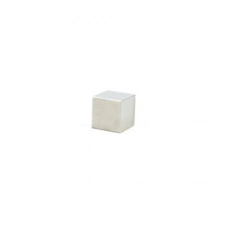 Magnet puternic neodim cub 10x10mm cu suprafata nichelata