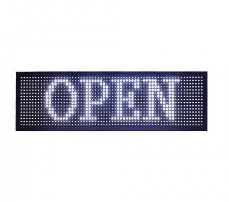 Panou Led de Exterior Programabil/Reclama Luminoasa 100x40 ALB - Img 3