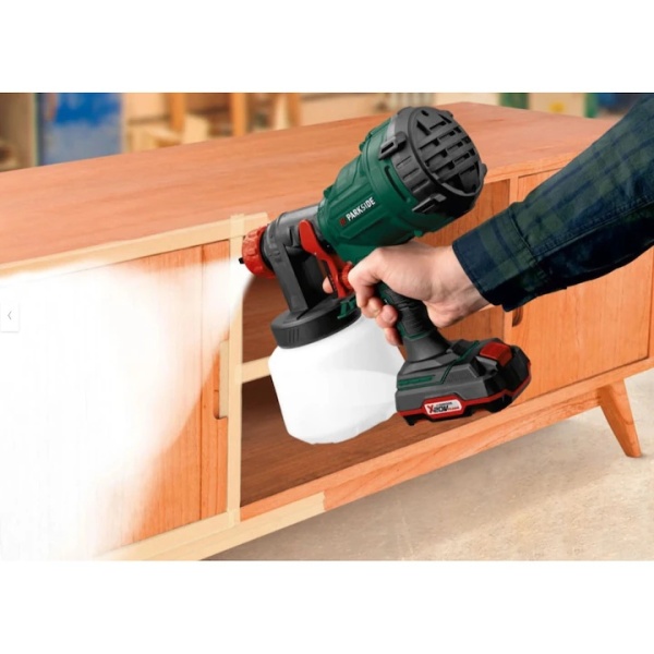 Pistol de vopsit 700ml/min, 20V, Li-Ion, Parkside, nu include acumulator si incarcator - Img 3