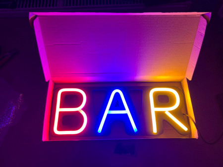 Reclama Luminoasa Neon LED "BAR" – Atrage Clientii si Creeaza Atmosfera Perfecta - Img 2