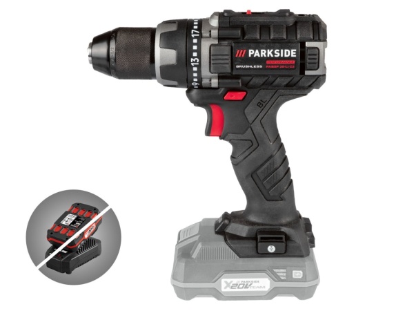 Surubelnita electrica, ParkSide, 20V, 60Nm, Negru cu acumulator si incarcator 20V-2Ah - Img 3