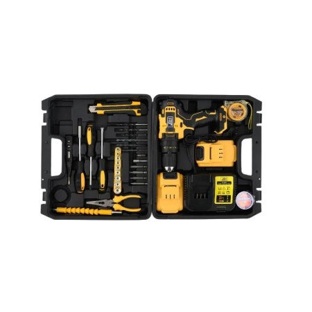 Trusa completa bormasina electrica fara fir, posibilitate de reglare a cuplului, 30 accesorii incluse - Img 3