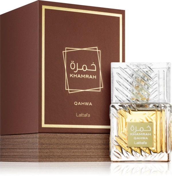 Apa de parfum Lattafa Khamrah Qahwa, Unisex, 100 ml