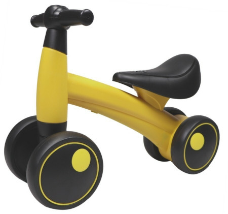 Bicicleta fara pedale, 4 roti, tricicleta luminite led si muzica, 1-3 ani - Img 5