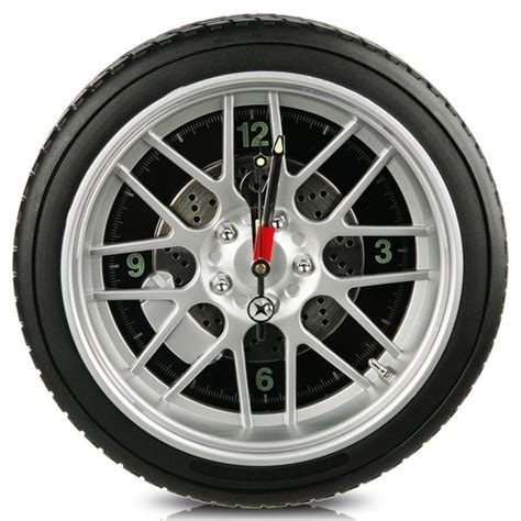 Ceas de Perete Sport Wheel – Design Unic în Forma de Roata pentru Pasionatii de Auto &amp; Motorsport - Img 7