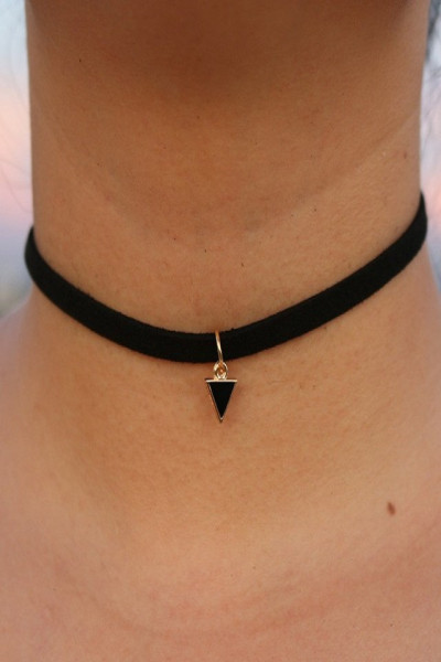 Choker Fashion Black Delux - Colier elegant pentru gat