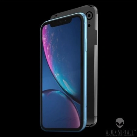 FOLIE ALIEN SURFACE HD, iPhone XR, PROTECTIE FATA,SPATE,LATERALE + ALIEN FIBER CADOU - Img 2