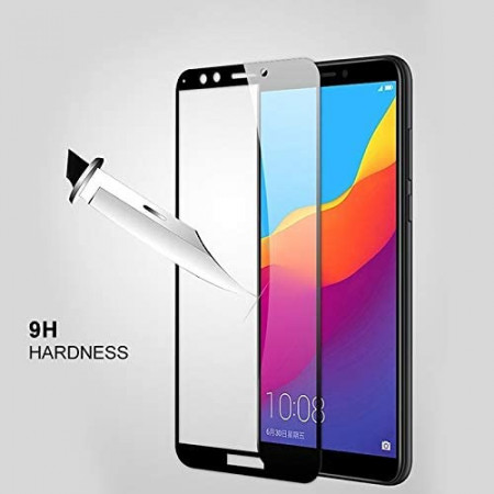 Folie de sticla Huawei Y6 2018, 9D FULL GLUE Negru - Img 3
