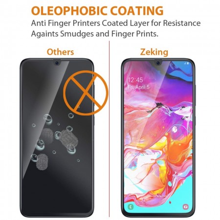 Folie de sticla Samsung Galaxy A70, 5D FULL GLUE Negru - Img 6