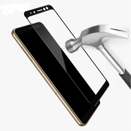 Folie de sticla Samsung Galaxy J4 Plus, 9D FULL GLUE Negru - Img 4