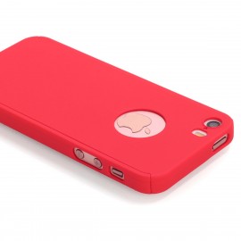 Husa Apple iPhone 5/5S/SE, FullBody Red, acoperire completa 360 grade cu folie de sticla gratis - Img 2