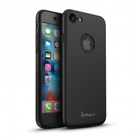 Husa Apple iPhone 6/6S, FullBody Elegance Luxury iPaky Black , acoperire completa 360 grade cu folie de sticla gratis - Img 3