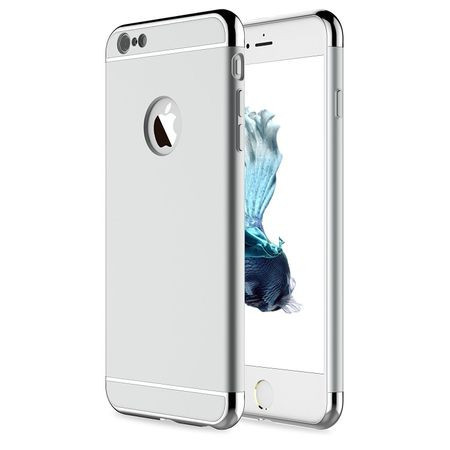 Husa Apple iPhone 7, Elegance Luxury 3in1 Silver - Img 3