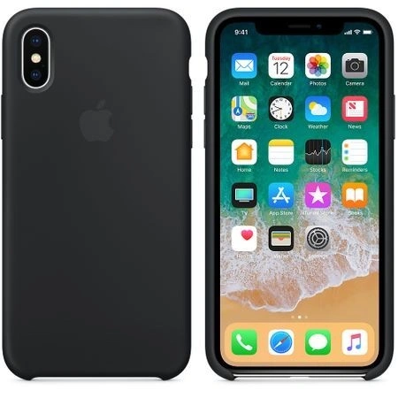 Husa Apple iPhone XS MAX, Silicon antisoc, Negru - Img 2