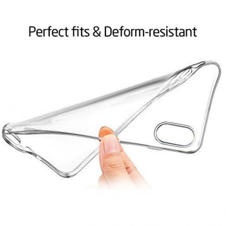 Husa Apple iPhone XS, Silicon TPU slim Transparenta - Img 2