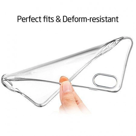 Husa Apple iPhone XS, Silicon TPU slim Transparenta - Img 2