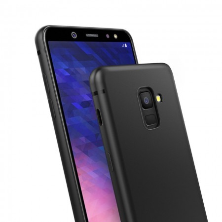 Husa pentru Samsung Galaxy A6 Plus, Perfect Fit , Silicon TPU Negru - Img 2