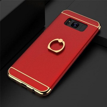 Husa Samsung Galaxy J3 2017, Elegance Luxury 3in1 Ring Rosu - Img 3