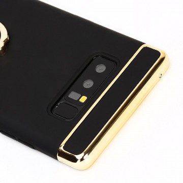 Husa Samsung Galaxy Note 8, Elegance Luxury 3in1 Ring Negru - Img 3