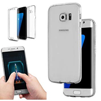 Husa Samsung Galaxy S6 Edge, FullBody 360º ultra slim TPU, acoperire fata spate - Img 2