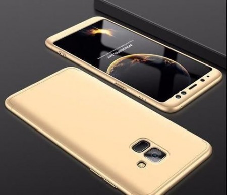Husa Samsung Galaxy S9, FullBody Elegance Luxury Auriu, acoperire completa 360 grade cu folie de protectie gratis - Img 2