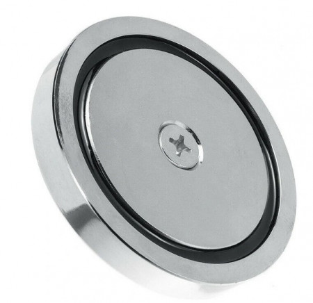 Magnet neodim oală D120 mm cârlig inelar rotativ magnet fishing 480kg - Img 3