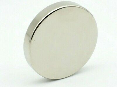 Magnet puternic neodim disc rotund 30x5mm cu suprafata nichelata - Img 2