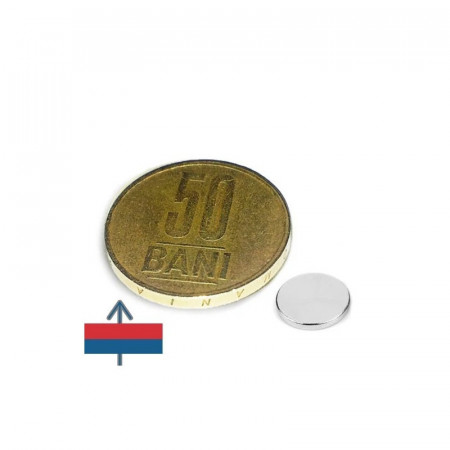 Magnet puternic neodim disc rotund 8mm x 2mm