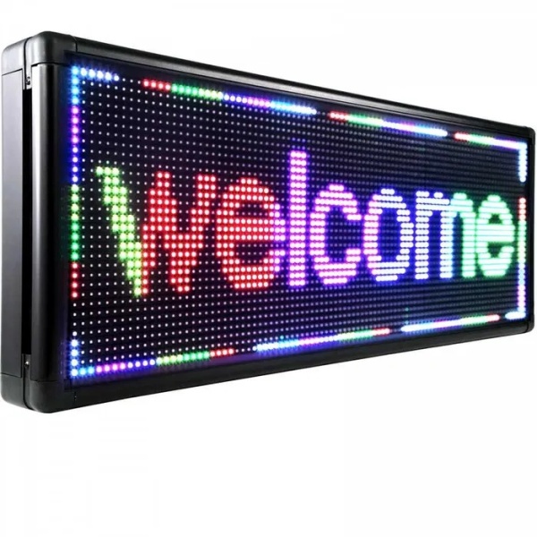 Panou Led de Exterior Programabil/Reclama Luminoasa 100x40 RGB cu WIFI - Img 4