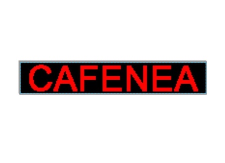 Panou Led de Exterior Programabil/Reclama Luminoasa 100x40 ROSU ideala pentru CAFENEA
