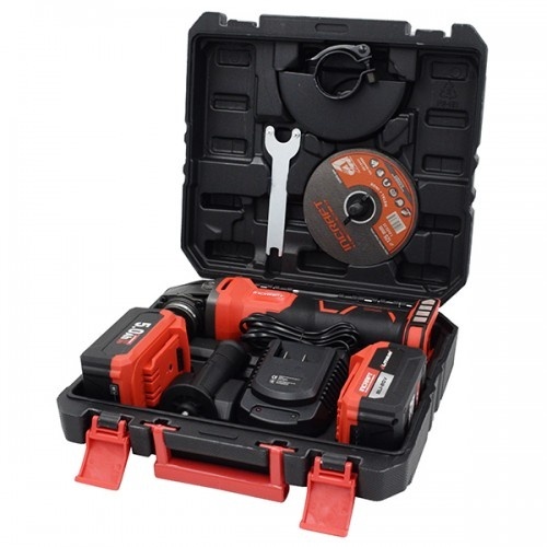 Polizor unghiular cu acumulator 125 mm INCRAFT GK-20V - Cu doi acumulatori inclusi - Img 2