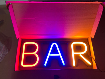 Reclama Luminoasa Neon LED "BAR" – Atrage Clientii si Creeaza Atmosfera Perfecta
