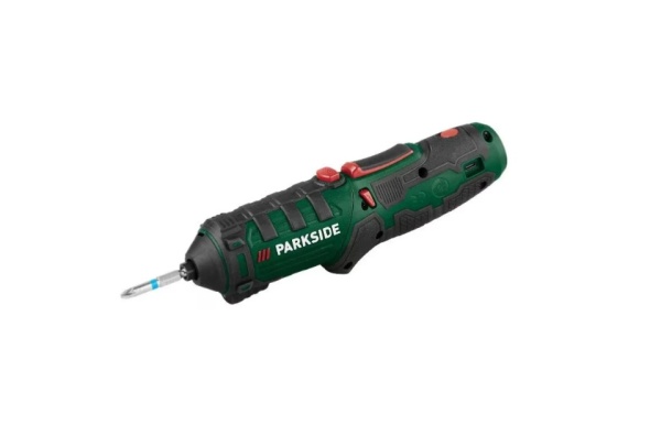 Surubelnita cu acumulator Parkside, 4 V, 26 de bituri, 200 rpm, 10Nm, maner drept sau tip pistol - Img 6