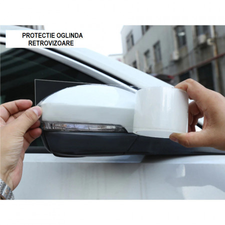 Banda de protectie auto transparenta anticoliziune si antizgarieturi rezistenta la apa