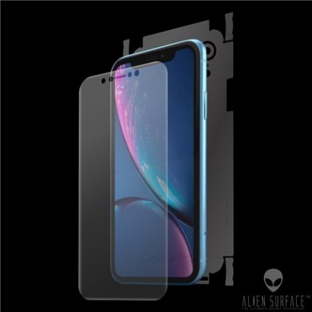 FOLIE ALIEN SURFACE HD, iPhone XR, PROTECTIE FATA,SPATE,LATERALE + ALIEN FIBER CADOU - Img 3