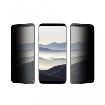 Folie de sticla 5D Samsung Galaxy S9, Privacy Glass, folie securizata duritate 9H - Img 4