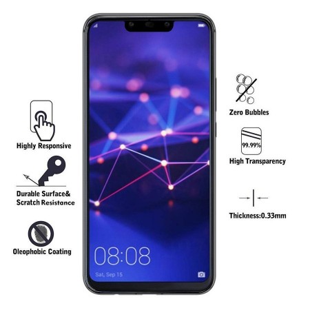 Folie de sticla Huawei MATE 10 LITE, 9D FULL GLUE Negru - Img 2