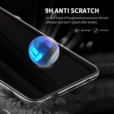 Folie de sticla Samsung Galaxy S10e, Privacy Glass, folie securizata duritate 9H