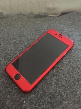 Husa Apple iPhone 6/6S, FullBody Elegance Luxury Red, acoperire completa 360 grade cu folie de sticla gratis - Img 3