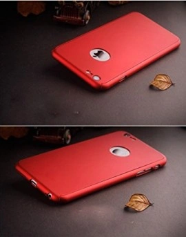 Husa Apple iPhone 6 Plus/6S Plus, FullBody Elegance Luxury iPaky Red, acoperire completa 360 grade cu folie de sticla gratis - Img 2